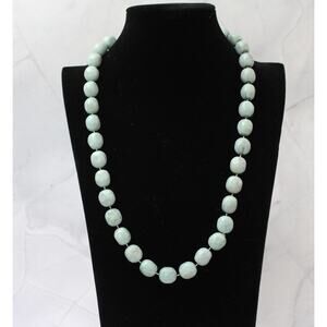 Variegated Faux Turquoise Colored Fashioned Vintage Beads  N70